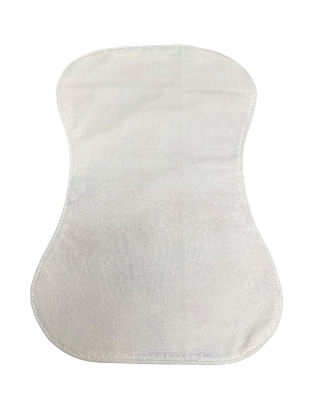Hand Crafted Burp Cloth Butterflies Contoured Padded Fabric Quilted Reversible - Picture 3 of 3